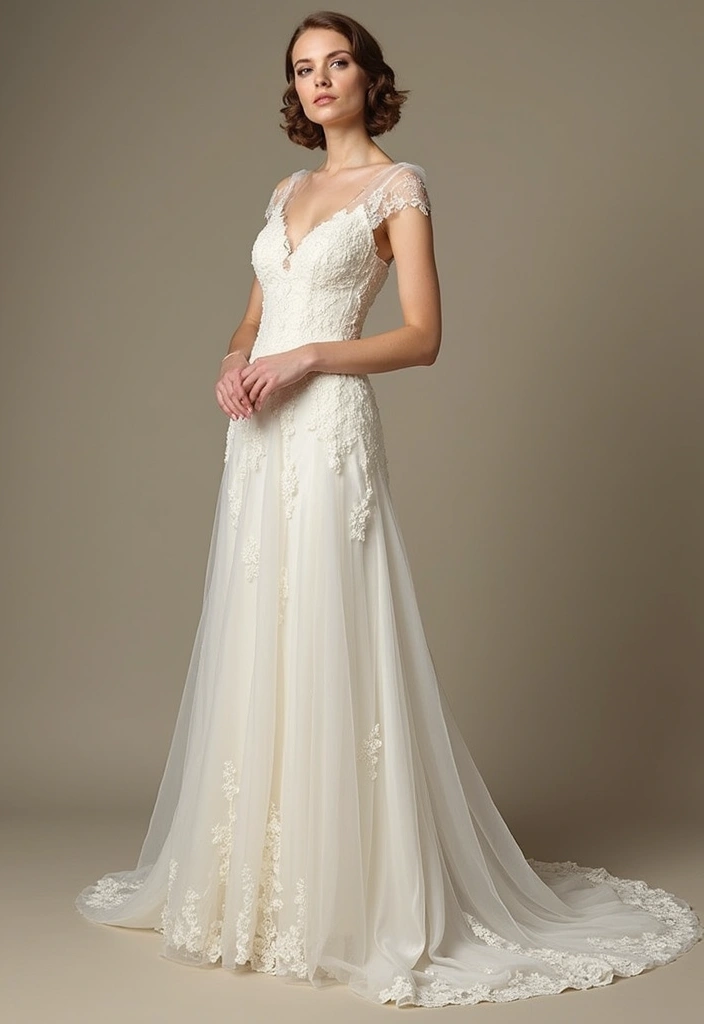 15 Stunning Bridal Fashion Trends for 2024 (Prepare to Be Amazed by #9!) - 2. Vintage Vibes with a Modern Twist