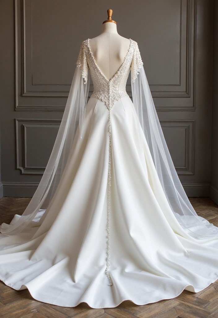 15 Stunning Bridal Fashion Trends for 2024 (Prepare to Be Amazed by #9!) - 9. Capes and Cover-ups