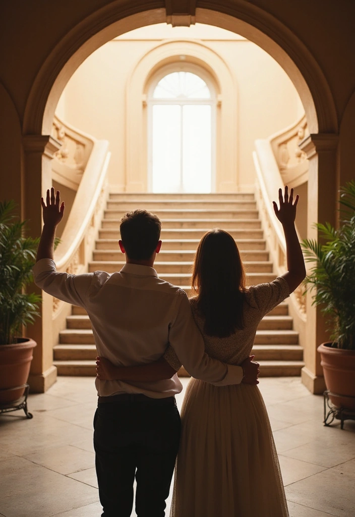 18 Unique Wedding Photography Poses That Will Make Your Album Pop - 18. The Farewell Wave